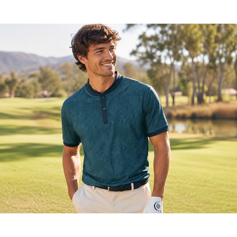 NWT Mantra Men's Catalyst Polo Jungle Golf Performance Athletic Shirt XL